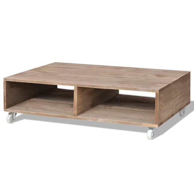 Table Basse Bois Massif Marron