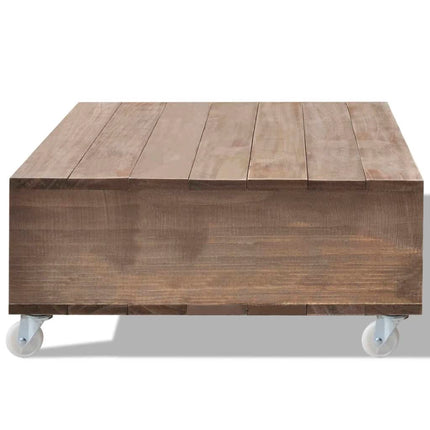 Table Basse Bois Massif Marron