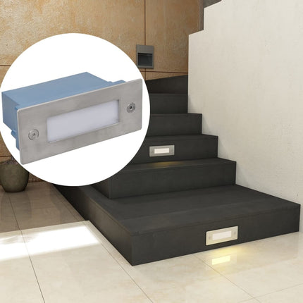 Lampes Led Encastrée D'escalier 12 Pcs 44X111X56 Mm