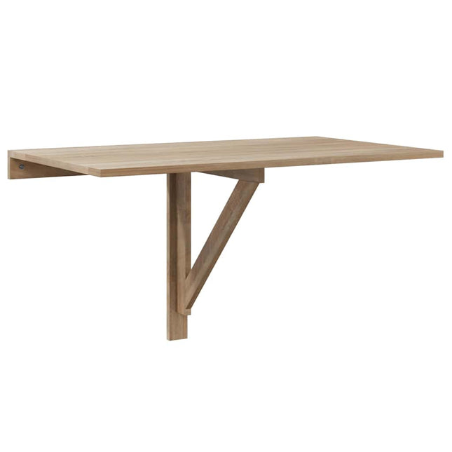 Table Murale Rabattable En Chêne 100X60 Cm