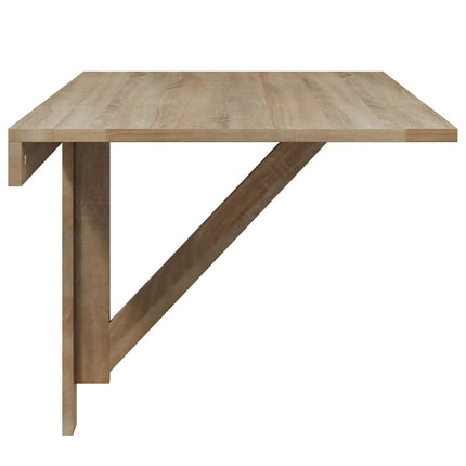 Table Murale Rabattable En Chêne 100X60 Cm