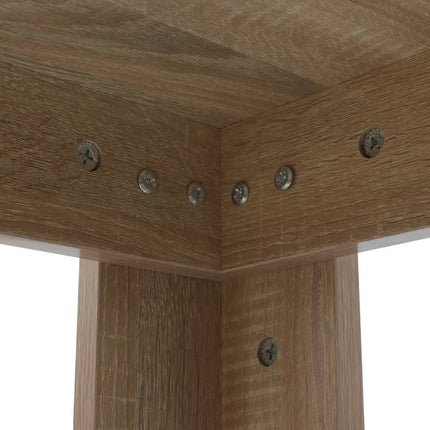 Table À Manger 140X80X75 Cm Chêne