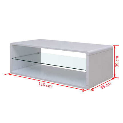 Table Basse Haute Brillance