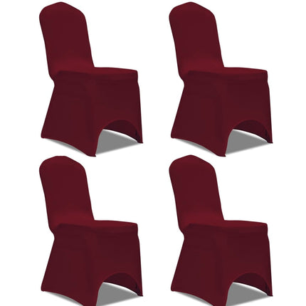 Housse De Chaise Extensible 4 Pcs