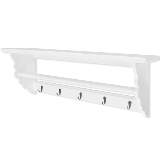 Porte-Manteau Pfdm Blanc Style Baroque