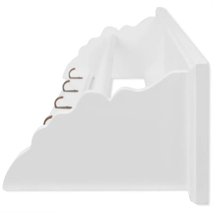 Porte-Manteau Pfdm Blanc Style Baroque