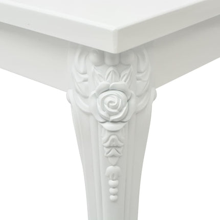 Table Basse Blanc Brillant