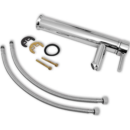 Meuble De Salle De Bain 4 Pcs Avec Lavabo Et Robinet