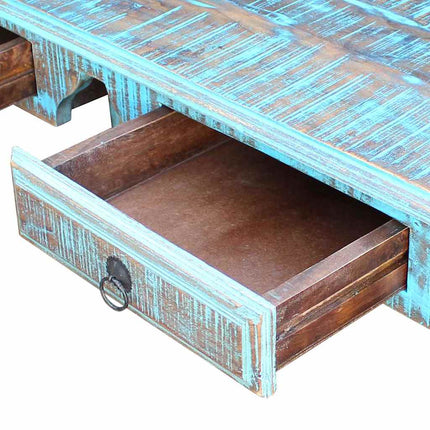 Bureau Bois De Récupération Massif