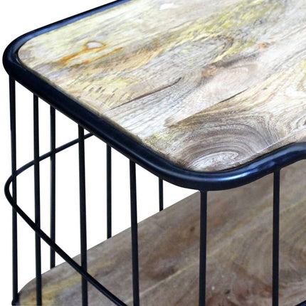 Meuble Tv 100X40X45 Cm Bois De Manguier Massif