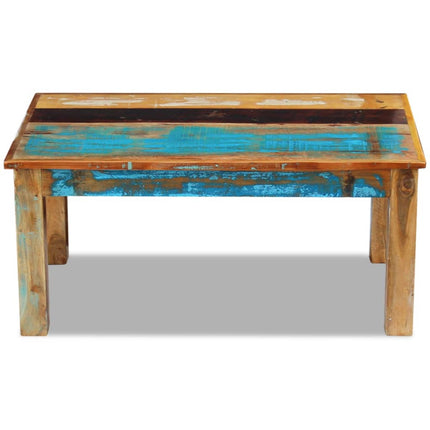 Table Basse Bois De Récupération Massif 100X60X45 Cm