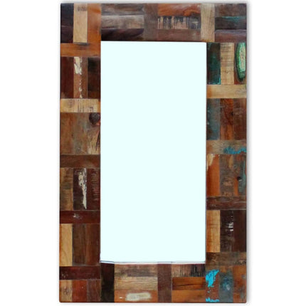 Miroir Bois De Récupération Massif