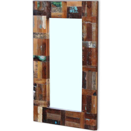 Miroir Bois De Récupération Massif