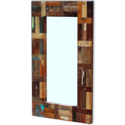 Miroir Bois De Récupération Massif
