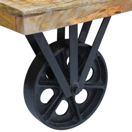 Table Basse Bois De Manguier 120X60X30 Cm