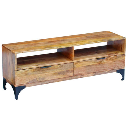 Meuble Tv Bois De Manguier 120X35X45 Cm