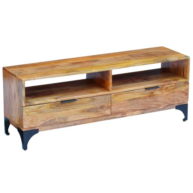 Meuble Tv Bois De Manguier 120X35X45 Cm