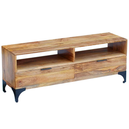 Meuble Tv Bois De Manguier 120X35X45 Cm