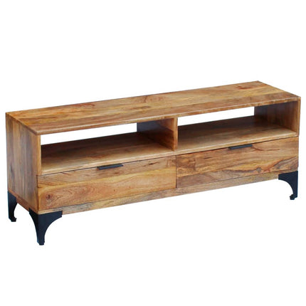 Meuble Tv Bois De Manguier 120X35X45 Cm