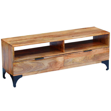 Meuble Tv Bois De Manguier 120X35X45 Cm