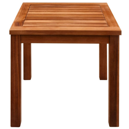 Chaises Longues Lot De 2 Et Table Bois D'acacia Et Textilène