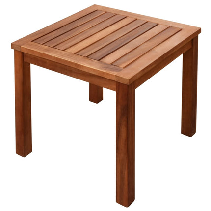 Chaises Longues Lot De 2 Et Table Bois D'acacia Et Textilène