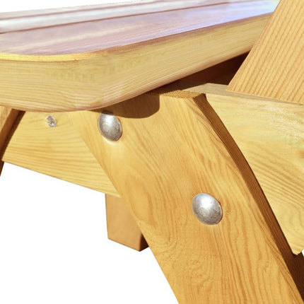 Chaises De Jardin Lot De 2 Pinède Imprégnée