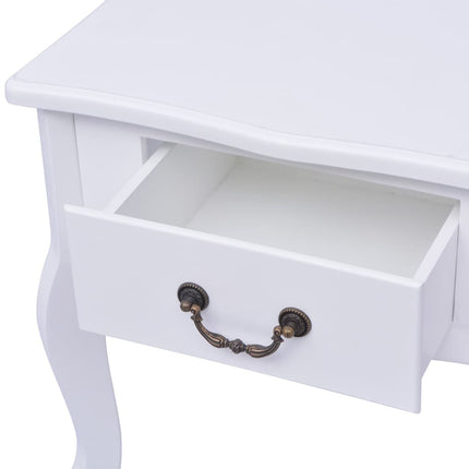 Table De Chevet Mdf Blanc