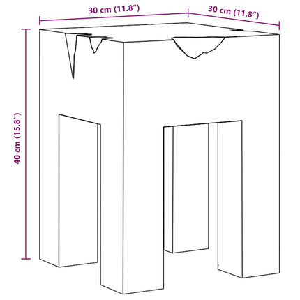 Tabouret Bois De Teck Massif