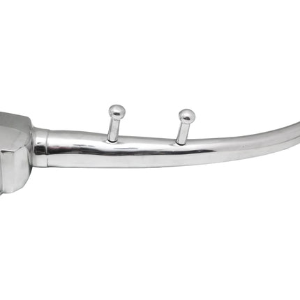 Décoration De Tête De Taureau Avec Cheville Aluminium Argenté
