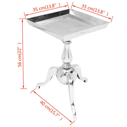 Table Auxiliaire E Aluminium Argenté