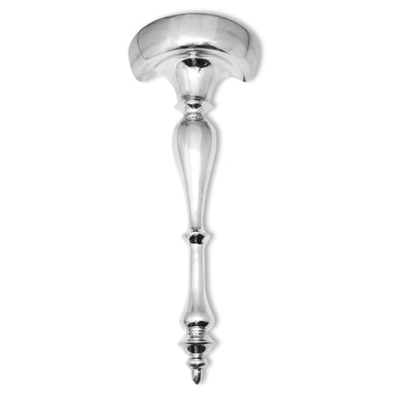 Table Console / Étagère Murale 35 X 17 X 81 Cm Aluminium Argenté