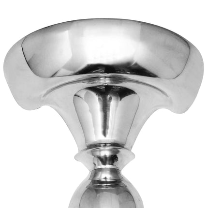 Table Console / Étagère Murale 35 X 17 X 81 Cm Aluminium Argenté