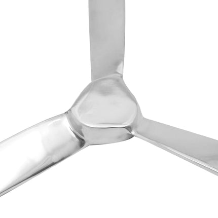 Hélice Murale Aluminium Argenté 70 Cm