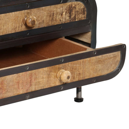 Table Basse 100X50X35 Cm Bois De Manguier Massif