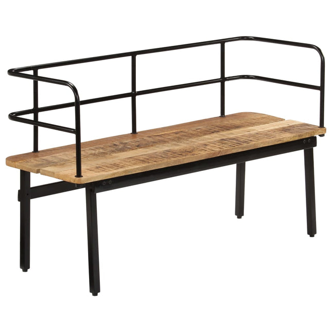 Banc 120 X 40 X 70 Cm Bois De Manguier Massif