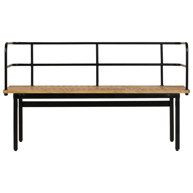 Banc 120 X 40 X 70 Cm Bois De Manguier Massif