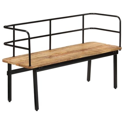 Banc 120 X 40 X 70 Cm Bois De Manguier Massif