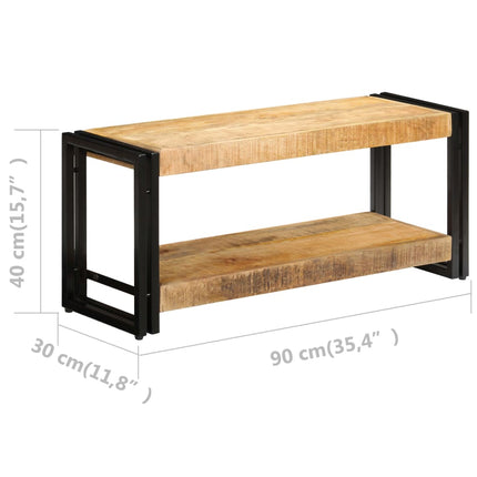 Meuble Tv 90X30X40 Cm Noir