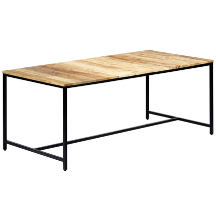 Table À Manger Bois De Manguier Massif Brut