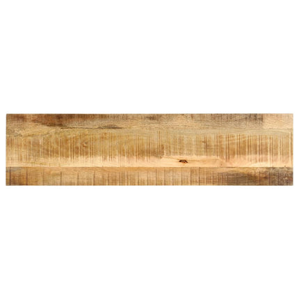 Table Console Bois De Manguier Massif Brut