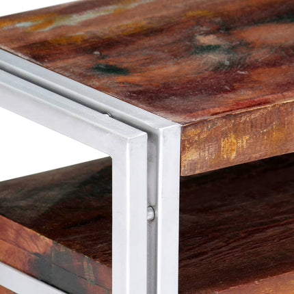 Meuble Tv 90X30X40 Cm Bois De Récupération Massif