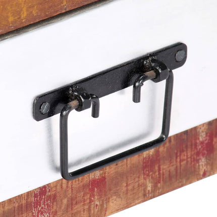 Meuble Tv 90X30X40 Cm Bois De Récupération Massif