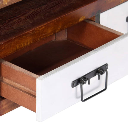 Meuble Tv 90X30X40 Cm Bois De Récupération Massif