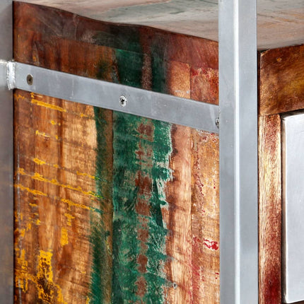 Buffet 40X30X180 Cm Bois De Récupération Massif