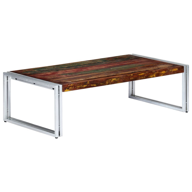 Table Basse 120X60X35 Cm Bois De Récupération Solide