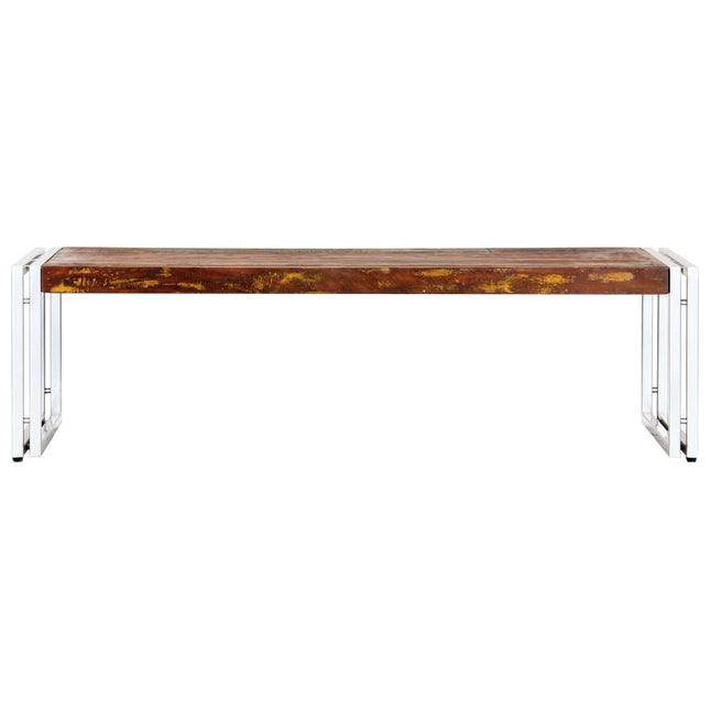 Table Basse 120X60X35 Cm Bois De Récupération Solide
