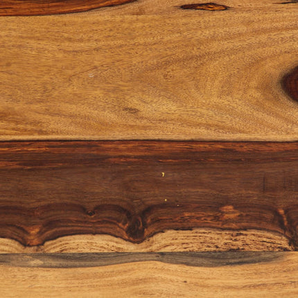 Table Basse 120X60X40 Cm Bois Massif Noir