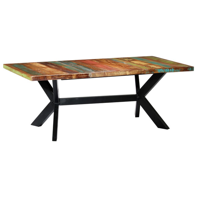 Table À Manger Bois De Récupération Solide