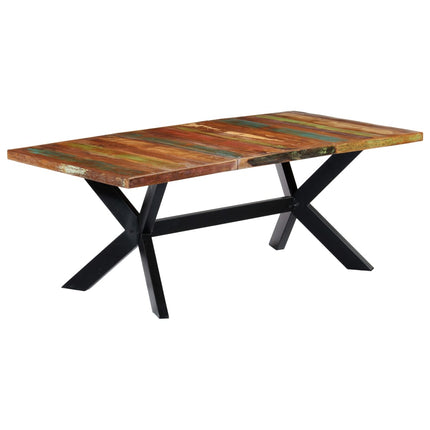 Table À Manger Bois De Récupération Solide